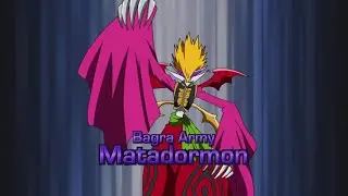 Digimon Fusion but only when Matadormon speaks (English dub)