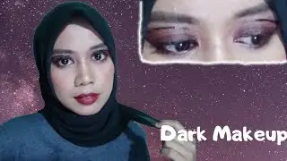 Dark Makeup Tutorial | Dark Lips And Dark Eyeshadow