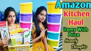 Amazon kitchen haul | new kitchen space saving organiser | Amazon kitchen organizer | kitchen items