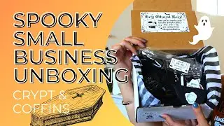 SPOOKY SMALL BUSINESS UNBOXING | Crypt & Coffins ⚰️