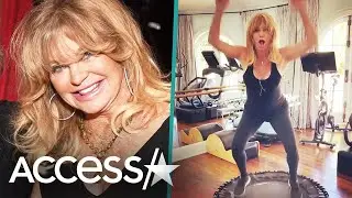 Goldie Hawn's Got 'Crazy' Trampoline Workout Moves