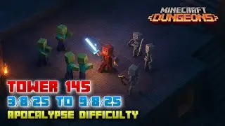 The Tower 145 [Apocalypse] Full Climb, Guide & Strategy, Minecraft Dungeons Fauna Faire