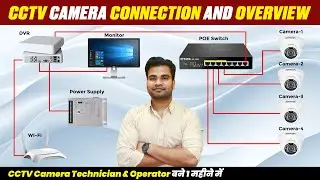 CCTV Camera Wiring Connection Tutorial | CCTV Camera Technician Course
