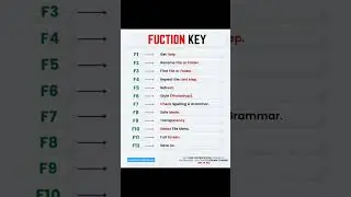 Computer Function Key || Computer || #computergk #shorts #viral #trending