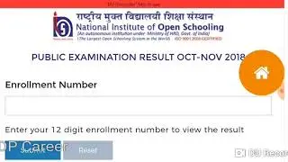 NIOS 10th, 12th Class Result 2018 Declared