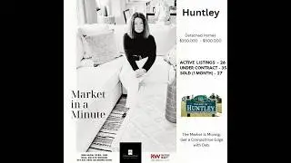 Huntley IL Real Estate Snapshot.  Deb Snow Keller Williams Success Realty Realtor.