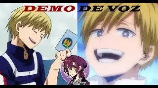 Demo de voz de Neito Monoma | My Hero Academia