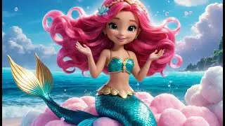 Mermaid Mia&rsquo;s Cotton Candy Castle | Magical Mermaid Song for Kids | Sweet Underwater Adventure Rhyme