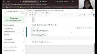 Weighted Least Squared PDG