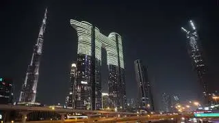 Dubai night view 