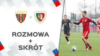 Trener Łukasz Tomczyk oraz Filip Żagiel po sparingu z Piastem Gliwice (1:1) 11.02.2024 r. (+ SKR&Oacute;T)