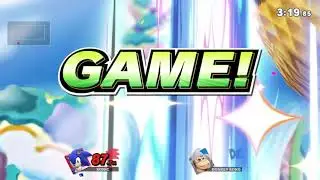 Sonic Lets DK Down Gently - Smash Ultimate Clip