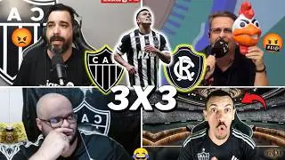 REA&Ccedil;&Otilde;ES DOS ATLETICANOS REVOLTADOS COM EMPATE PRO REMO - ATL&Eacute;TICO-MG 3X3 REMO