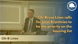 Cllr Bruce Lines calls for locals to be priority on social housing list