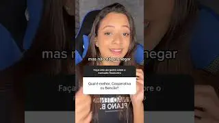 QUAL &Eacute; MELHOR, COOPERATIVA OU BANC&Atilde;O? #shorts #Eumebanco