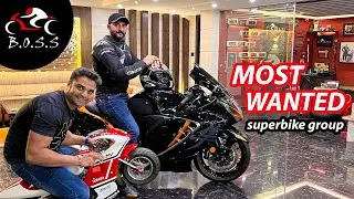 Batch Of Soul Superbikers B.O.S.S founder Supreet Sehgal and his wonderful collection - King Indian