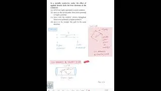 Physics PYQ &ndash; current and electricity (drift velocity)