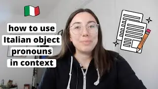 Pronomi Diretti or Indiretti? Italian grammar study session (sub)