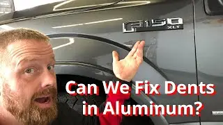 F150 Aluminum Hood Dent Repair