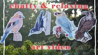 A chatty and relaxing video where I draw some birds :)