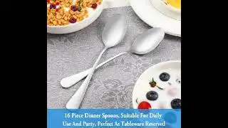 Dinner Spoon Set,16 Pcs 7.3