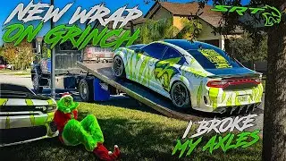 NEW GRINCH WRAP HELLCAT AXLES BREAK....