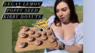Maroni Makes: Baked Vegan Lemon Poppy Seed Kirby Donuts *sad mess*