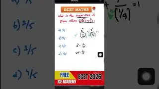 FREE ECET 2026 Maths Classes 🚀 | Score High with Smart Tricks | Q-9  Fully Explained!