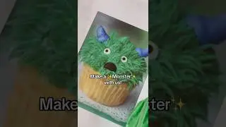 Make Monster Cupcakes with us for Halloween! #butterbakedgoods #halloween2023 #cupcakes #bakery