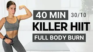 40 minute (FULL BODY BURN) No repeat and not equipment home workout to burn fat and burn calories.