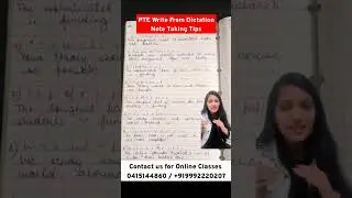 PTE Write From Dictation Tips | Note Taking Strategy for High Scores | PTE Universe Online Classes