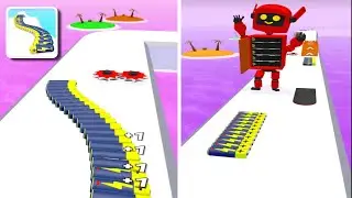 Battery Run 🔋 All Levels Gameplay Android iOS New Update Mobile Games Max Level