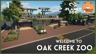 Parking lot and Entrance | Oak Creek Zoo | Ep. 1 l Planet Zoo 🦒