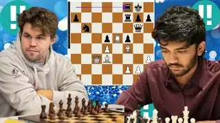 Magnus Carlsen vs Gukesh Dommaraju Bullet Speed Madness with Brutal Accuracy