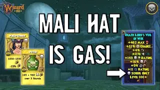 Wizard101: MAX DEATH PvP (130): Darkmoor Hat Is JUICY!