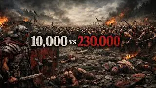 10,000 ROMANS vs 230,000 Barbarians The EPIC Battle That Changed History