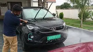 TATA Nexon Ev black editions Car Wash