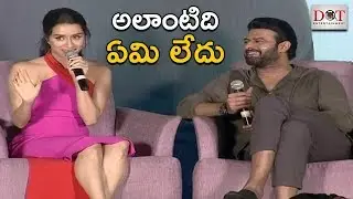 Prabhas and Shraddha Kapoor Funny Moments | Saaho Press Meet | Dot Entertainment