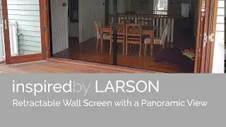 Larson Retractable Wall Screen Video