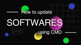 How to update all software using CMD