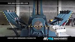 Buy Now: Used Durma HRB-4-3050 Hydraulic Plate Bending Roll Machine