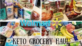 WALMART KETO GROCERY HAUL | LOW CARB & KETO MUST HAVES!