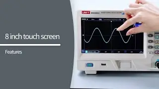 UNI-T MSO2000 Series Digital Phosphor Oscilloscope - 8-Inch Touch Screen Function