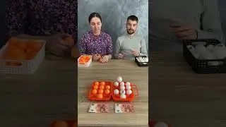 Egg tray funny challenge games 😀 #youtubeshorts #shorts #trendingshorts #familygames #usa #games