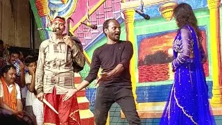 Telugu drama comedy stage acting performance | comedy drama | Comedy scene | Entertainment studio