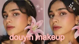 Douyin makeup on warm tone 🍂#makeup #makeuptutorial #douyin #warmtone #natural 