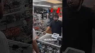 Копы под прикрытием, принадлежащие владельцу магазина!!!