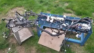 Geo Tracker 2.0 engine swap PART 1 (removing the wiring harness)