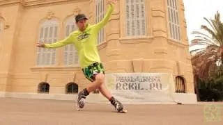 PORNSTAR TrueSpin to ACID-CROSS WHEELING SLIDE COMBO (СЛАЙДЫ #1.5) / РОЛЛЕР-ШКОЛА REKIL.RU