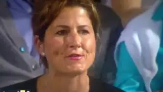 Mirka Federer is wisthling on Nick Kyrgios